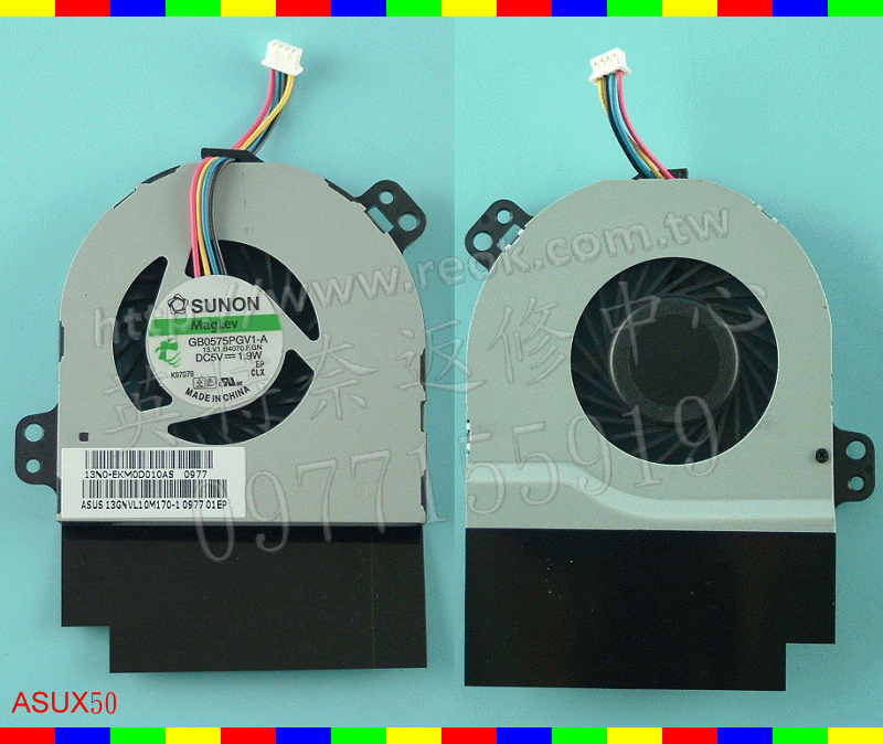 英特奈 ASUS UX50 UX50V RXO5 DFS531305M30T GB0575PGV1-A CPU散熱風扇