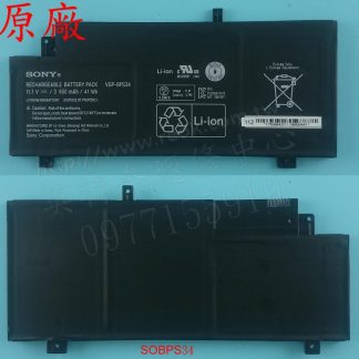 SONY 索尼 SVF15A17SCB SVF15A13CWP SVF15A16SCB 原廠筆電電池 BPS34