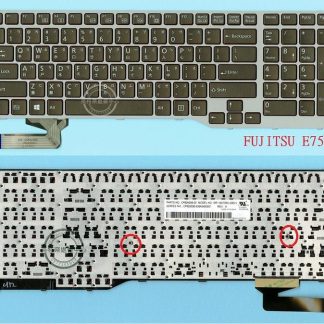 英特奈 Fujitsu 富士通 LifeBook E753 E754 中文繁體鍵盤