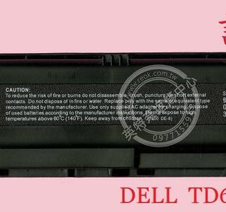 DELL 戴爾 HD438 KD186 YD120 TT720 筆電電池 TD612