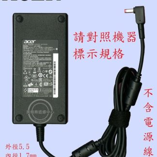 宏碁 ACER VN7-593G N16W3 19.5V 9.23A 5.5*1.7 原廠變壓器 180W