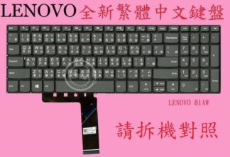 英特奈 聯想 Lenovo IdeaPad 3 15IIL05 81WE 繁體中文鍵盤 81AW