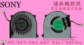 SONY索尼 VPC-YA PCG-31311M PCG-31311W VPCYB36KG 筆電風扇VPC-YB
