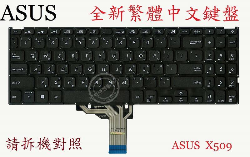 華碩 ASUS M515 M515U M515UA 繁體中文鍵盤 X509