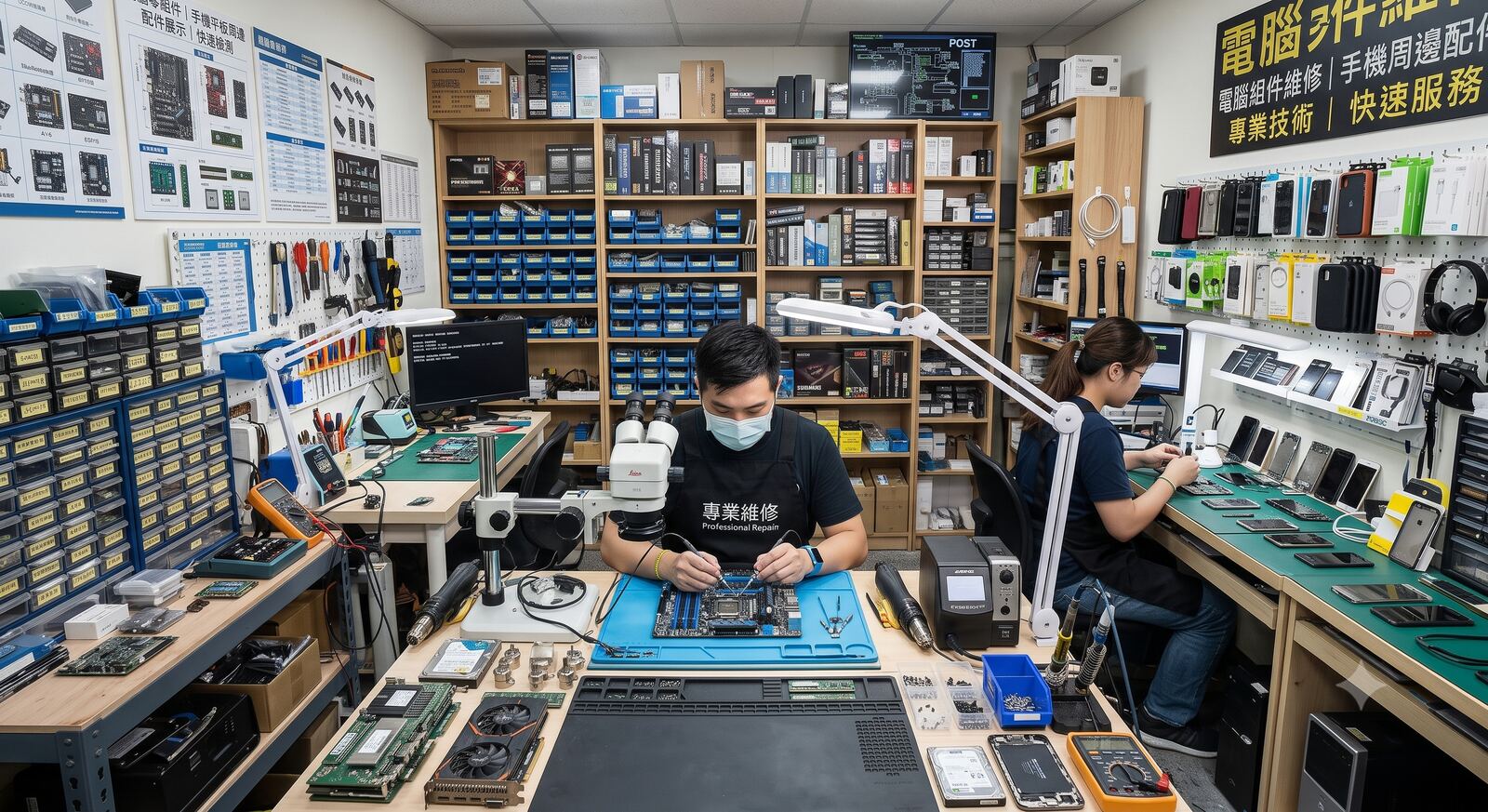 英特奈返修中心 — 筆電・平板・Apple 專業維修與零件